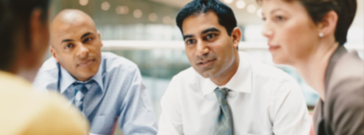 Group of professional people in meeting