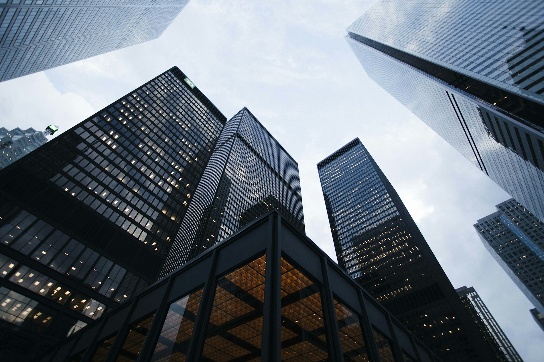 Modern corporate skyline