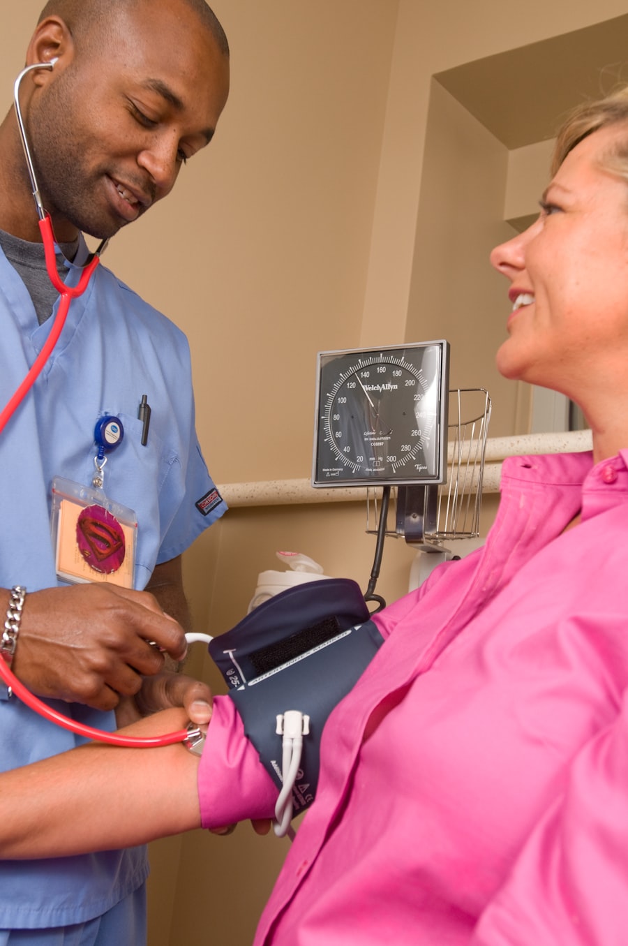 Clinician discussing liver health with a patient